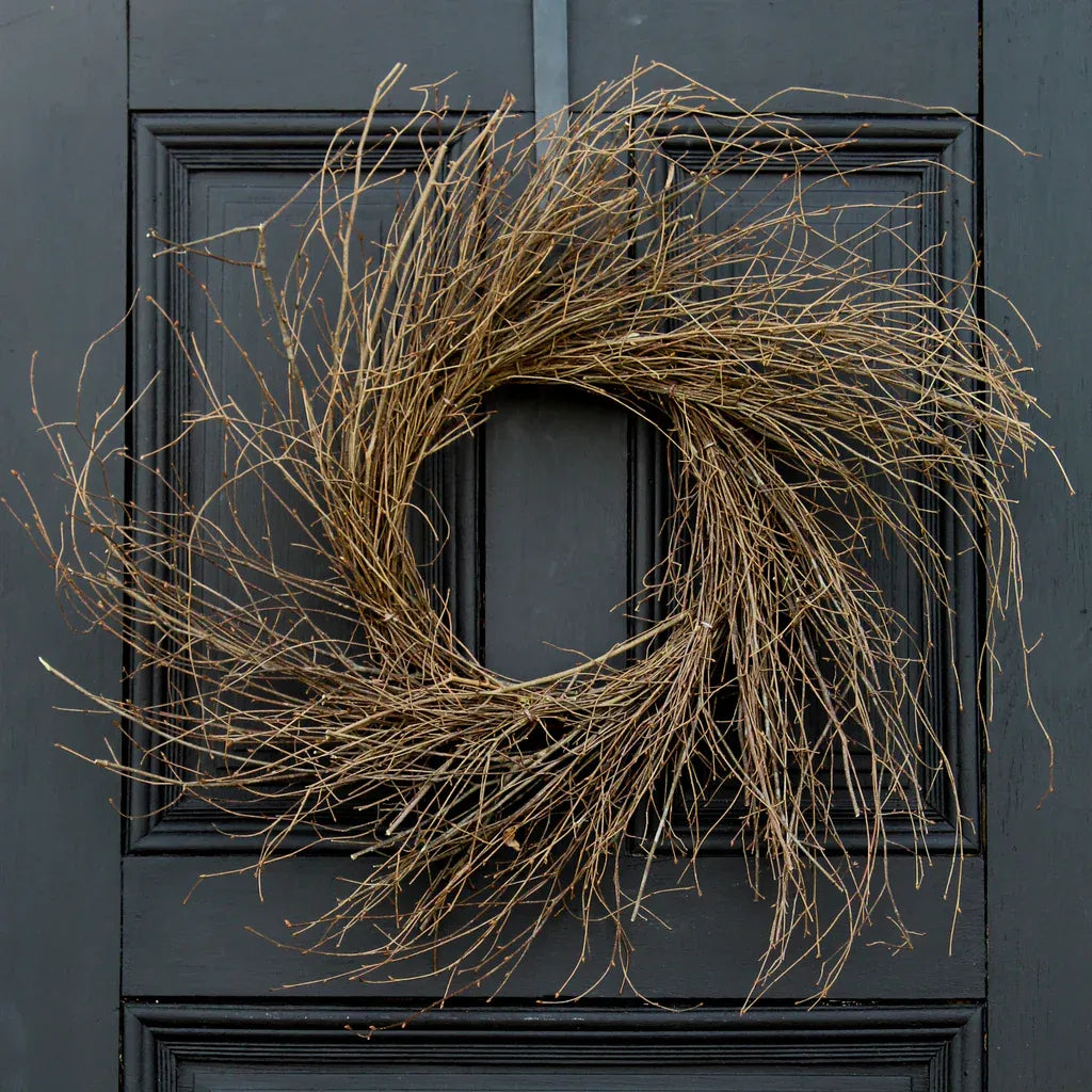 Wispy Natural Birch Twig Everyday Wreath Base