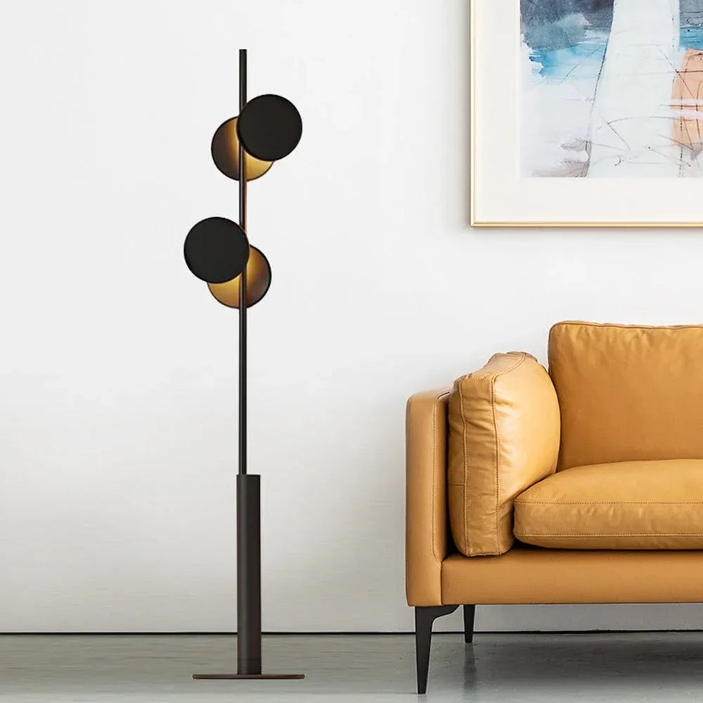 Salgado floor lamp, metal