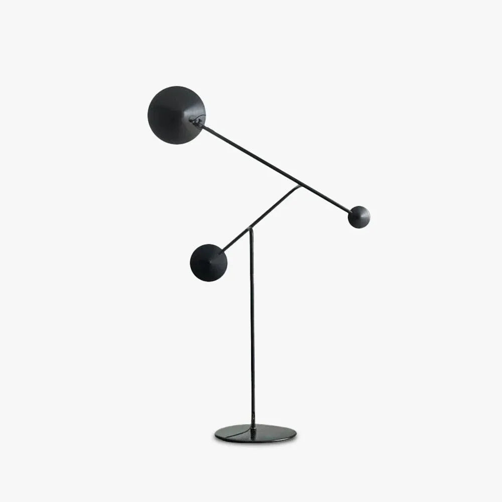 Avi floor lamp, 2 lights, metal