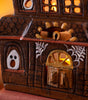 Spooky Ceramic Ghost Haunted House Luminary Candle