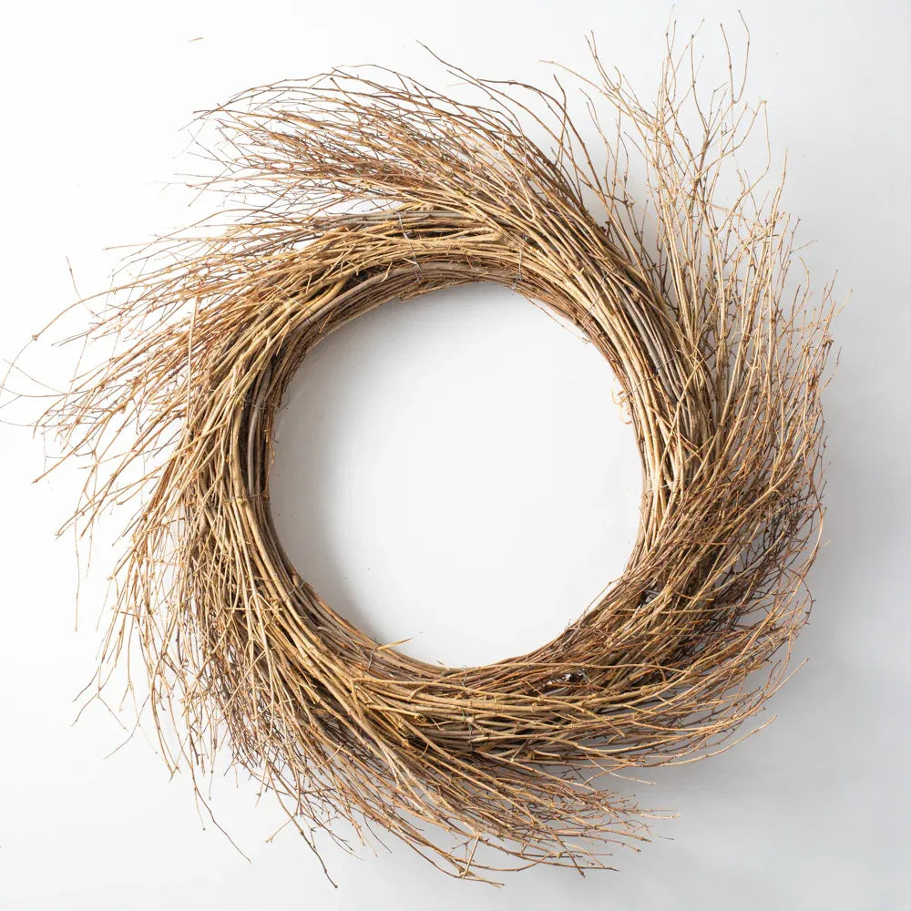 Wispy Natural Birch Twig Everyday Wreath Base