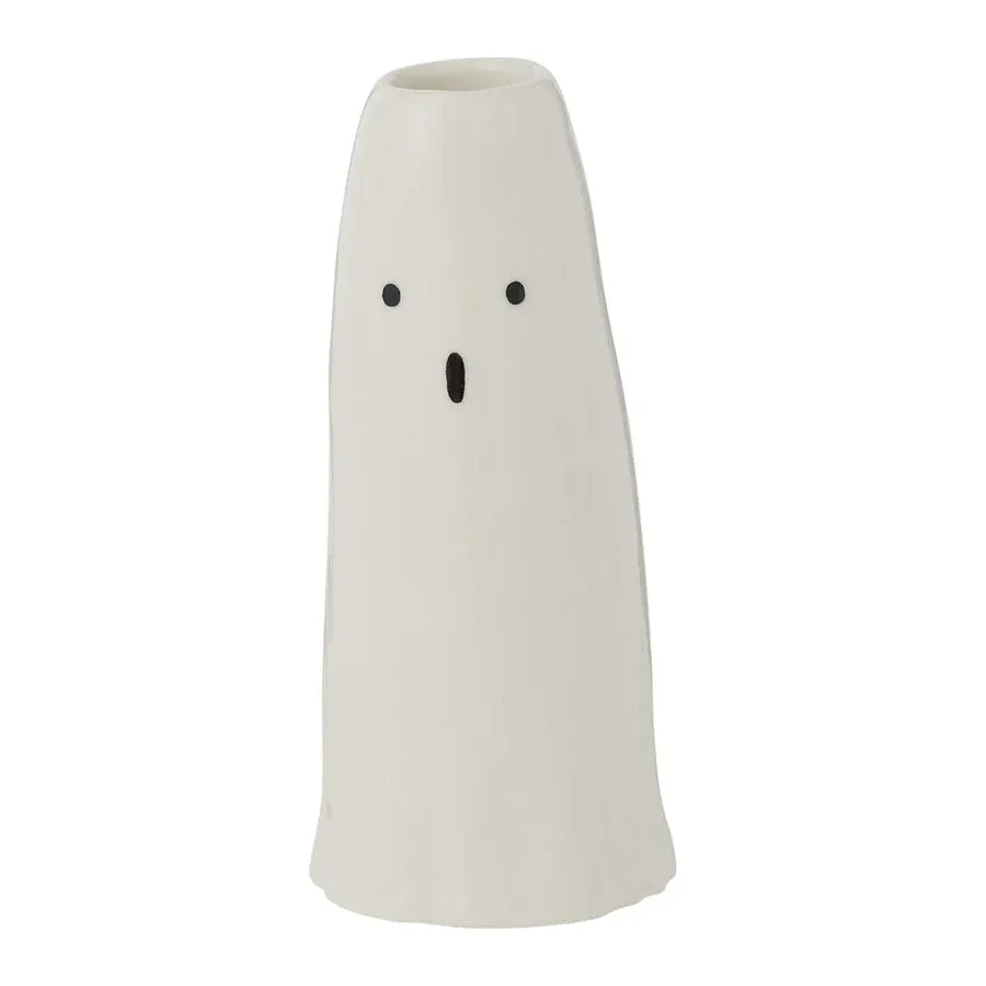 Phantom Collection Ceramic White Ghost Candleholder