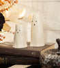 Phantom Collection Ceramic White Ghost Candleholder