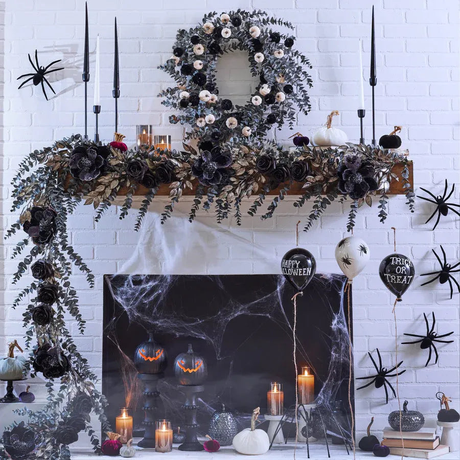 Festive "Floating" Halloween Hanging Balloons
