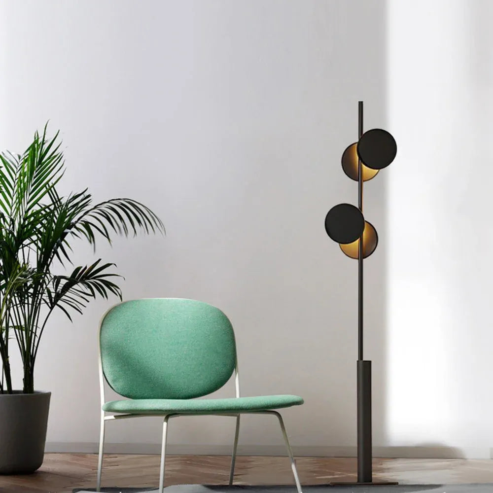 Salgado floor lamp, metal