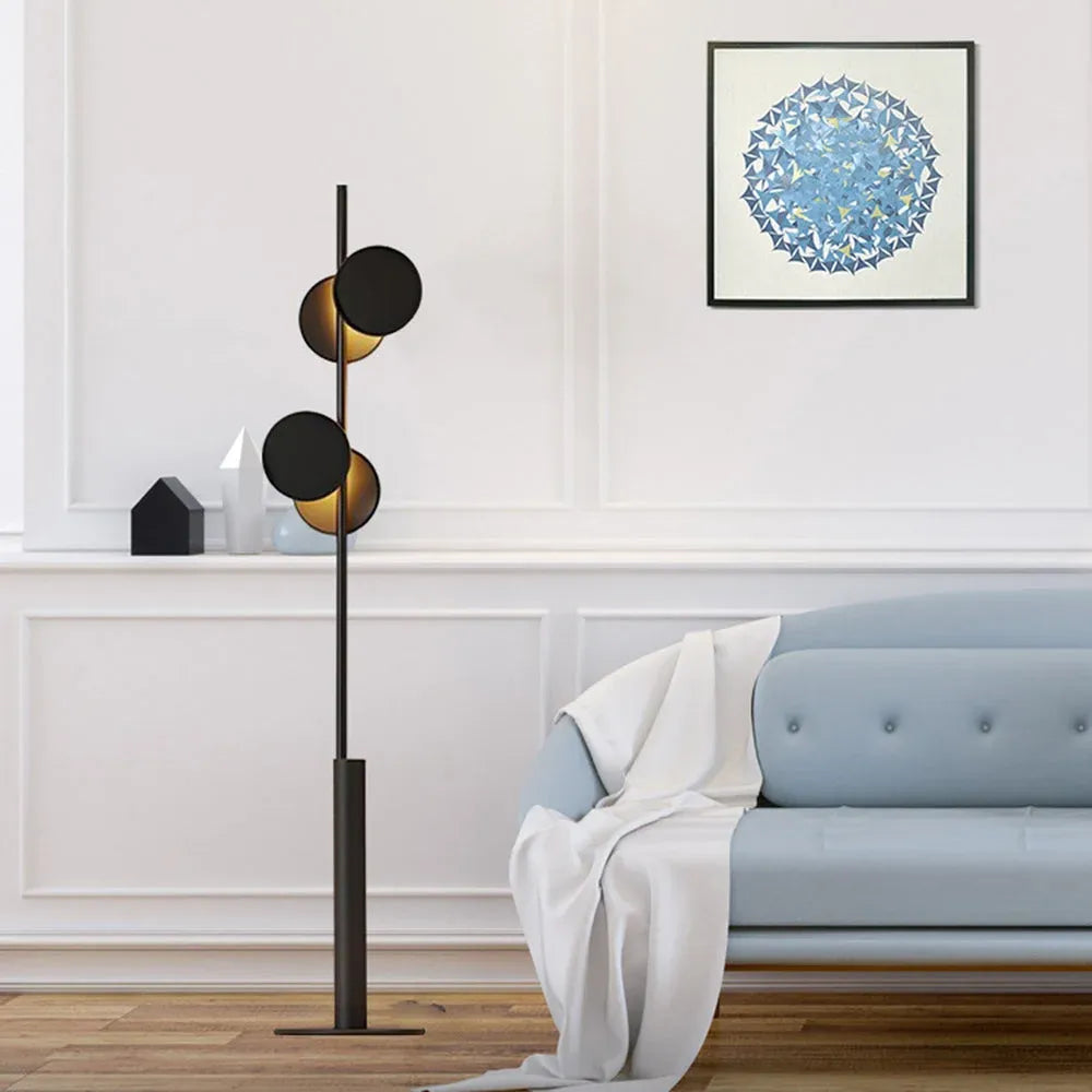 Salgado floor lamp, metal