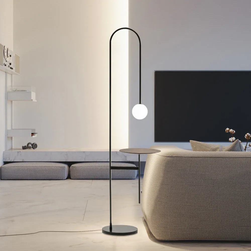 Valentina bedside table floor lamp