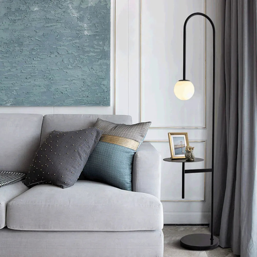 Valentina bedside table floor lamp