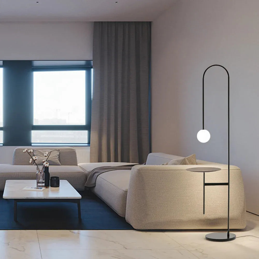 Valentina bedside table floor lamp