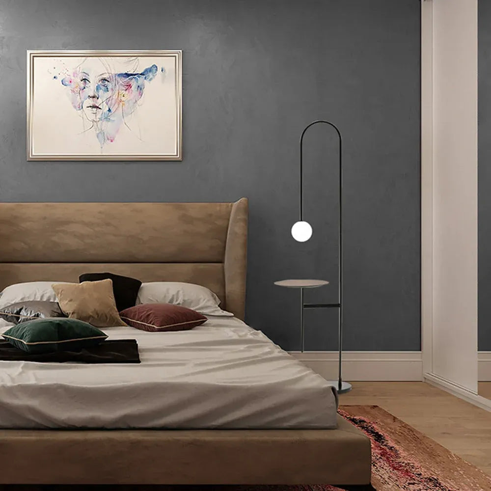 Valentina bedside table floor lamp