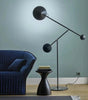 Avi floor lamp, 2 lights, metal