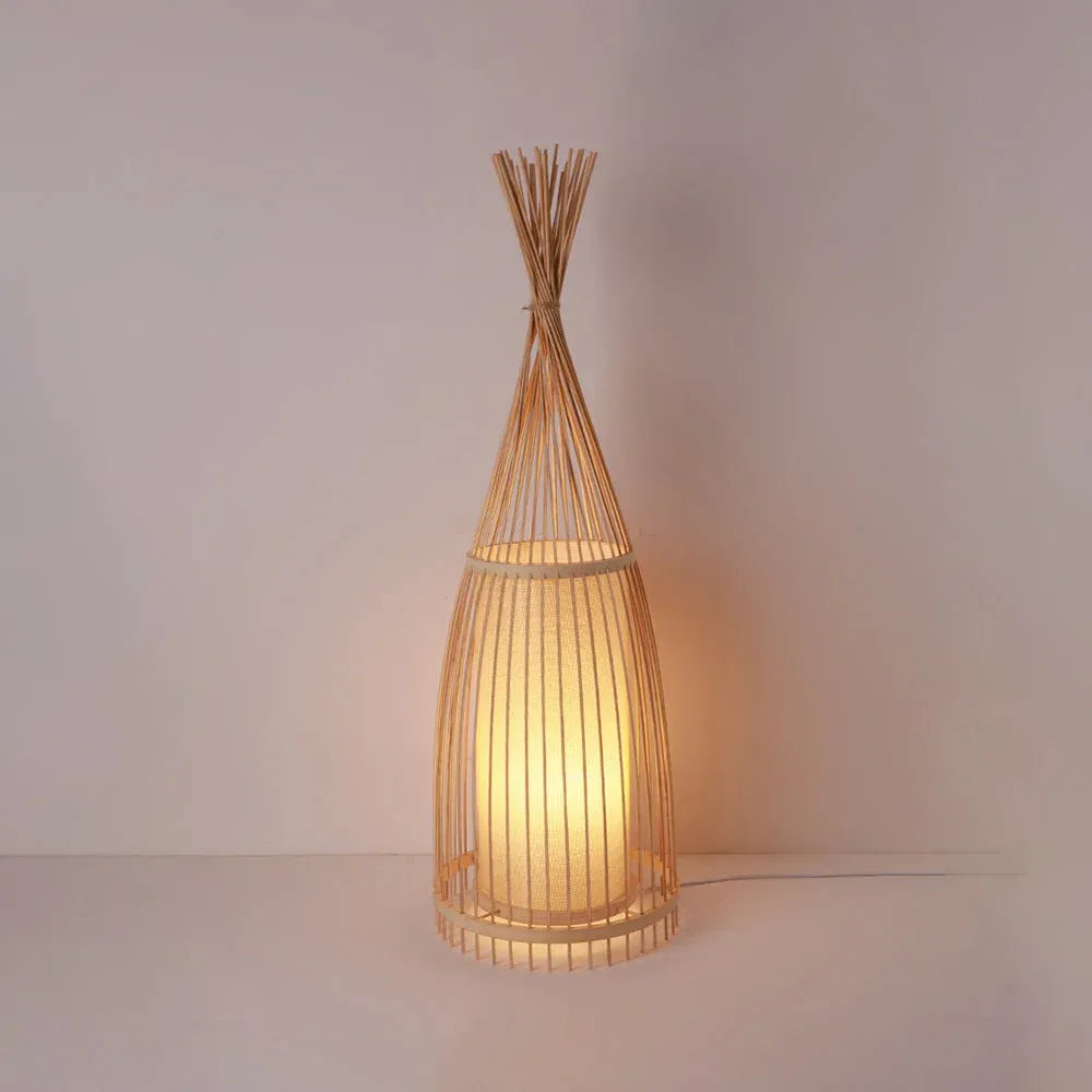 Ozawa wooden floor lamp