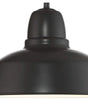 Alessio black outdoor wall light