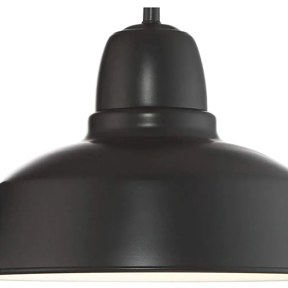 Alessio black outdoor wall light