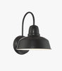 Alessio black outdoor wall light