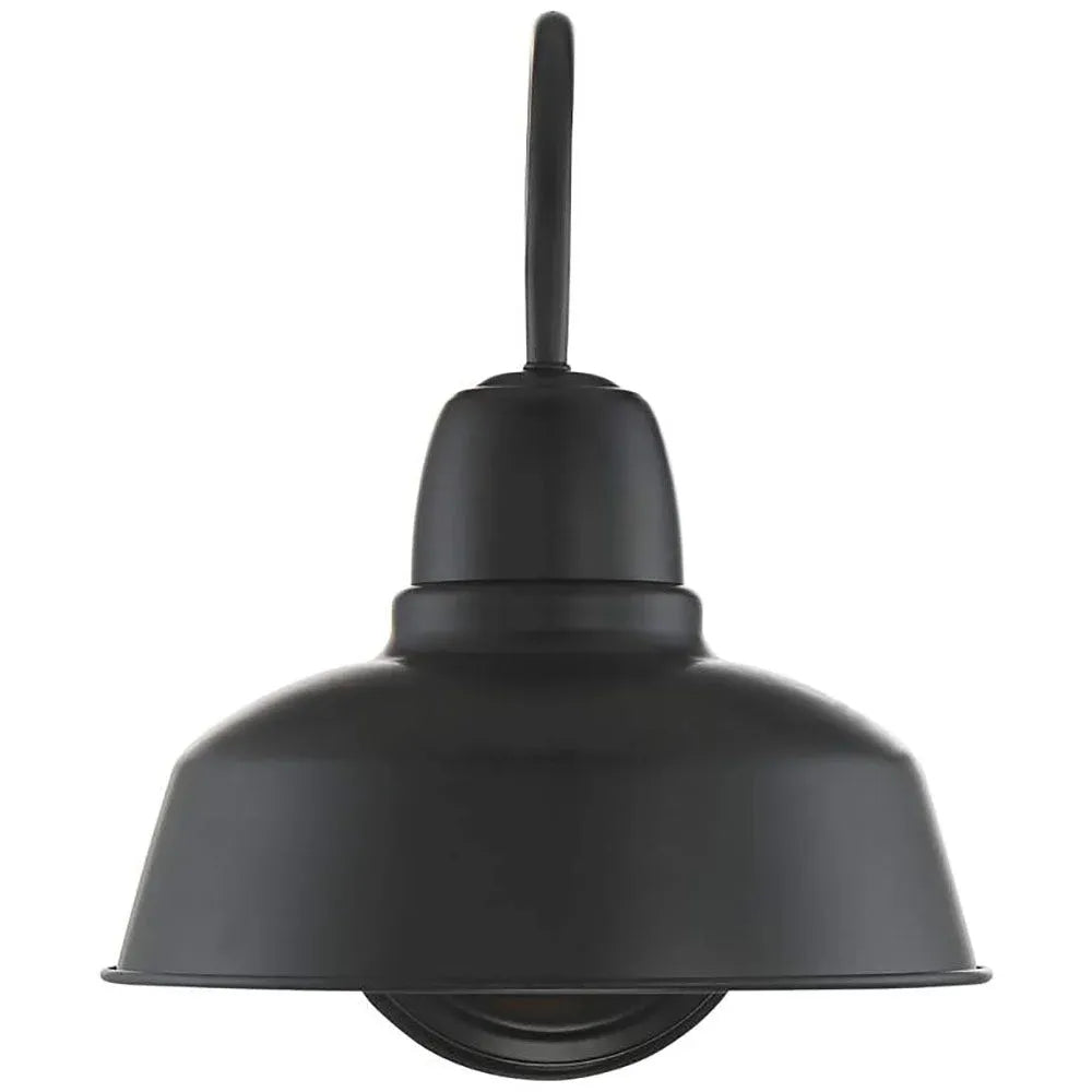 Alessio black outdoor wall light
