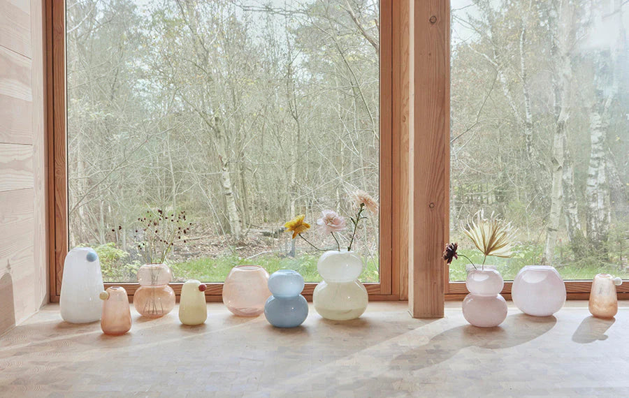 Lasi Vase - Medium - Taupe