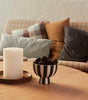 Kyoto Dot Cushion Long - Dusty Blue