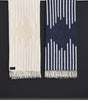 Alba Plaid Throw - Blue / Camel