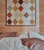 Quilted Aya Wall Rug - Large - Brown