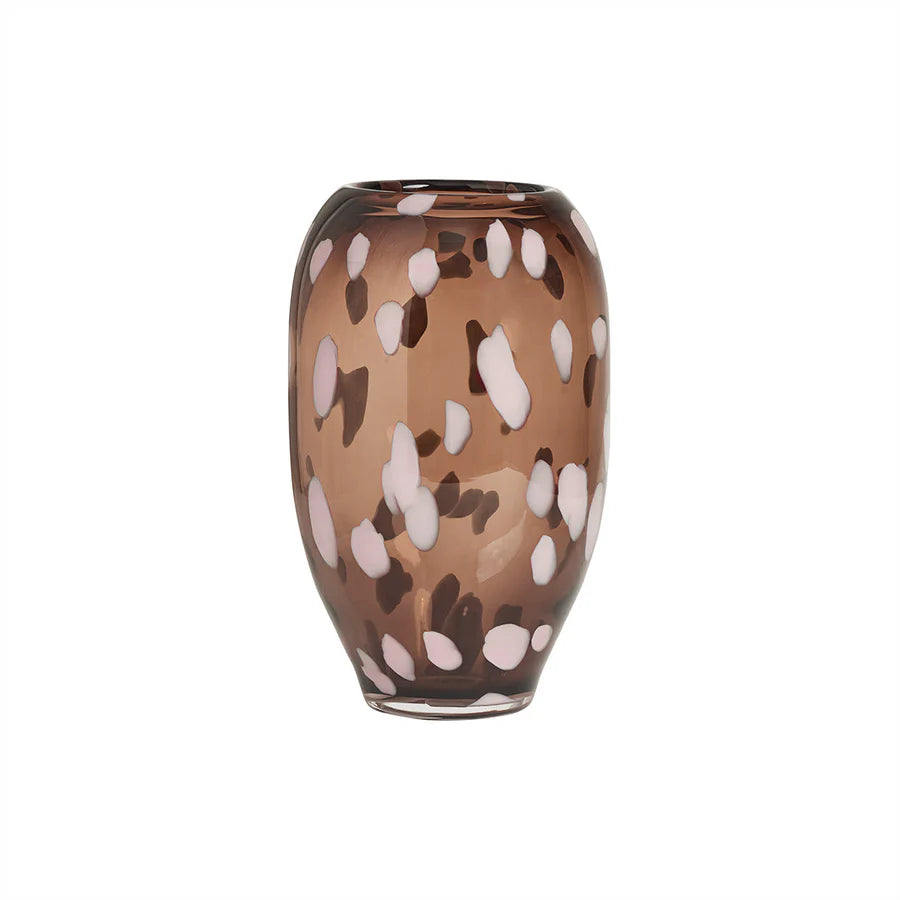 Jali Medium Vase in Smoke