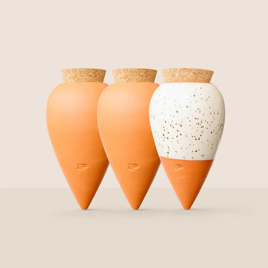 Mini Ollas Self-Watering Pots, Set of 3