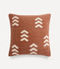 Chevron hand-tufted pillow