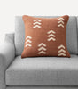 Chevron hand-tufted pillow