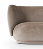Rico velvet 2 seater sofa