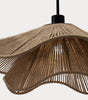 Suspension shade jute natural finish